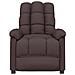 Poltrona Massaggiante Marrone Scuro in Tessuto - Foto miniatura 3