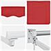 Tenda Retrattile Manuale Rossa 400x300 cm , Tessuto di Ricambio per Tenda  per Struttura 4x3 m Rossa - Foto miniatura 8
