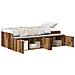 Struttura Letto Legno Invecchiato 100x200 cm - Foto miniatura 1