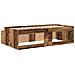 Struttura Letto Legno Invecchiato 100x200 cm - Foto miniatura 8
