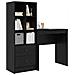 Scrivania con Stoccaggio Rovere Nero Legno Ingegnerizzato - Foto miniatura 3