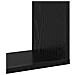 Mensola a muro Rovere Nero 100x20x53 cm Legno Ingegnerizzato - Foto miniatura 8