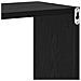Mensola a muro Rovere Nero 100x20x53 cm Legno Ingegnerizzato - Foto miniatura 9