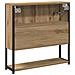 Mobiletto da bagno con specchio Rovere Artigianale 60x16x60 cm Legno Ingegnerizzato - Foto miniatura 8
