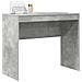 Scrivania Grigio cemento 90 x 40 x 76 cm Legno multistrato - Foto miniatura 3