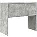 Scrivania Grigio cemento 90 x 40 x 76 cm Legno multistrato - Foto miniatura 6
