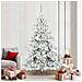 Albero di Natale Artificiale con Rami Pieghevoli Bianco 210 cm - Foto miniatura 2
