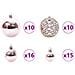 Set di Palle di Natale con 300 LED 120 pcs Rosa Plastica - Foto miniatura 5