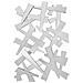 Specchio da parete Puzzle 80x120 cm, argento - Foto miniatura 2