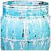 Vaso In Metallo Invecchiato Blu 45x45x60h Cm - Foto miniatura 6