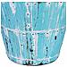 Vaso In Metallo Invecchiato Blu 45x45x60h Cm - Foto miniatura 7