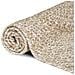 Tappeti per area Rettangolare Naturale e Bianco 80 x 200 cm - Foto miniatura 2