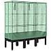 Letto Rialzato con Copertura Serra Effetto Rattan 120x40x140 cm - Foto miniatura 6
