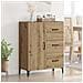 Credenza Rovere artigianale 69,5 x 34 x 90 cm Legno multistrato - Foto miniatura 2
