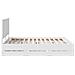 Struttura del letto Bianco 160 x 200 cm Legno Ingegnerizzato - Foto miniatura 9