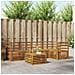 Set divani 6 pcs Naturale Legno di Acacia Massello - Foto miniatura 2