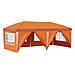 Tenda per feste a pop-up 575 x 288 x 245 cm Arancione - Foto miniatura 1