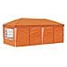 Tenda per feste a pop-up 575 x 288 x 245 cm Arancione - Foto miniatura 4