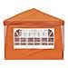 Tenda per feste a pop-up 575 x 288 x 245 cm Arancione - Foto miniatura 7