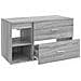 Set di mobili per il bagno 2 pcs Sonoma grigio - Foto miniatura 4