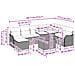 Set Divano da Giardino 9 pz Grigio Poly Rattan - Foto miniatura 9