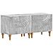 Mobile TV LED a 3 pezzi Grigio Cemento Legno ingegnerizzato - Foto miniatura 3