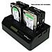Dock duplicatore per dischi rigidi 1:3 indipendente eSATA USB 3.0 a SATA 4 alloggiamenti - Foto miniatura 2