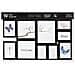 Nielsen 10 Piece Frame Set black Plastic Mobile Rack 8999176 - Foto miniatura 1