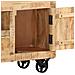 Mobile Porta Tv In Legno Grezzo Di Mango 120x30x50 Cm - Foto miniatura 6