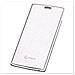 Mobile Cover In Similpelle Con Flip Anteriore Bianca Flip-fwd55 / b - Foto miniatura 1