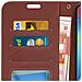Custodia A Libro Samsung Galaxy M20 Portacarte Funzione Supporto - Marrone - Foto miniatura 2