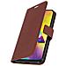 Custodia A Libro Samsung Galaxy M20 Portacarte Funzione Supporto - Marrone - Foto miniatura 4