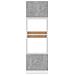 Mobile per Microonde Grigio Cemento 60x57x207 cm Multistrato - Foto miniatura 6