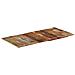 Piano Tavolo Rettangolare 60x120 cm 15-16 mm Legno di Recupero - Foto miniatura 2