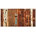 Piano Tavolo Rettangolare 60x120 cm 15-16 mm Legno di Recupero - Foto miniatura 8