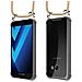 Catena Di Telefoni Cellulari Compatibile Con Samsung Galaxy A5 2017 In Marrone Brillante - Coperchio Protettivo In Silicone Con Anelli D'argento, Cinturino In Corda E Custodia Staccabile - Foto miniatura 8