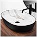 Lavabo Da Appoggio In Ceramica Rea Cleo Black Aiax Matt - Foto miniatura 2
