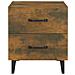 Comodini 2 Pz Rovere Fumo 40x35x47,5 Cm - Foto miniatura 5