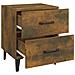 Comodini 2 Pz Rovere Fumo 40x35x47,5 Cm - Foto miniatura 7