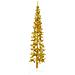 Albero Natale Artificiale Sottile A Metà Con Supporto Oro 240cm - Foto miniatura 7