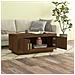 Tavolino Salotto Rovere Marrone 102x50x45 Cm Legno Multistrato - Foto miniatura 2