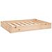 Cuccia Per Cani 71,5x54x9 Cm In Legno Massello Di Pino - Foto miniatura 3