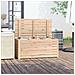 Contenitore Giardino 101x50,5x46,5 Cm Legno Massello Di Pino - Foto miniatura 3