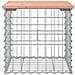 Panca da Giardino Design Gabbione 43x44x42 cm Massello Douglas - Foto miniatura 3