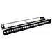 Patch Panel A 24 Vie, Keystone Blank Panel Con Estrazione, 19"" 1u Nero - Foto miniatura 2