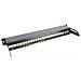 Patch Panel A 24 Vie, Keystone Blank Panel Con Estrazione, 19"" 1u Nero - Foto miniatura 3
