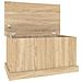 Contenitore Rovere Sonoma 70x40x38 cm Legno Multistrato - Foto miniatura 2