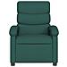 Poltrona Reclinabile In Tessuto Verde Scuro - Foto miniatura 3