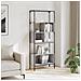 Libreria 5ripiani Grigio Sonoma 76x33x188,5cm Legno Multistrato - Foto miniatura 3