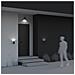 Lampada Da Parete Moderna Da Esterno Alluminio Nero 1 Luce Gu10 50w Ip54 - Foto miniatura 4